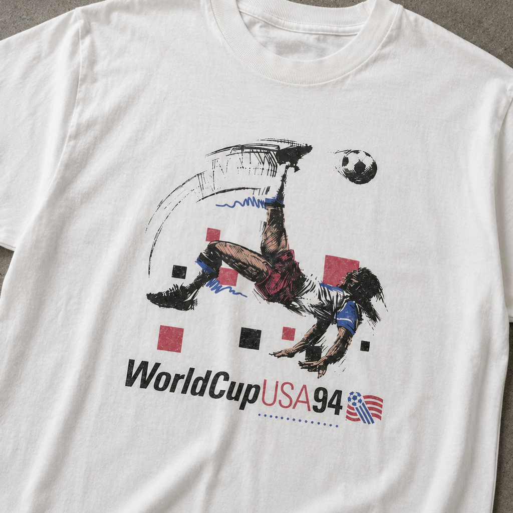 Vintage World Cup USA Bicycle Kick Tee