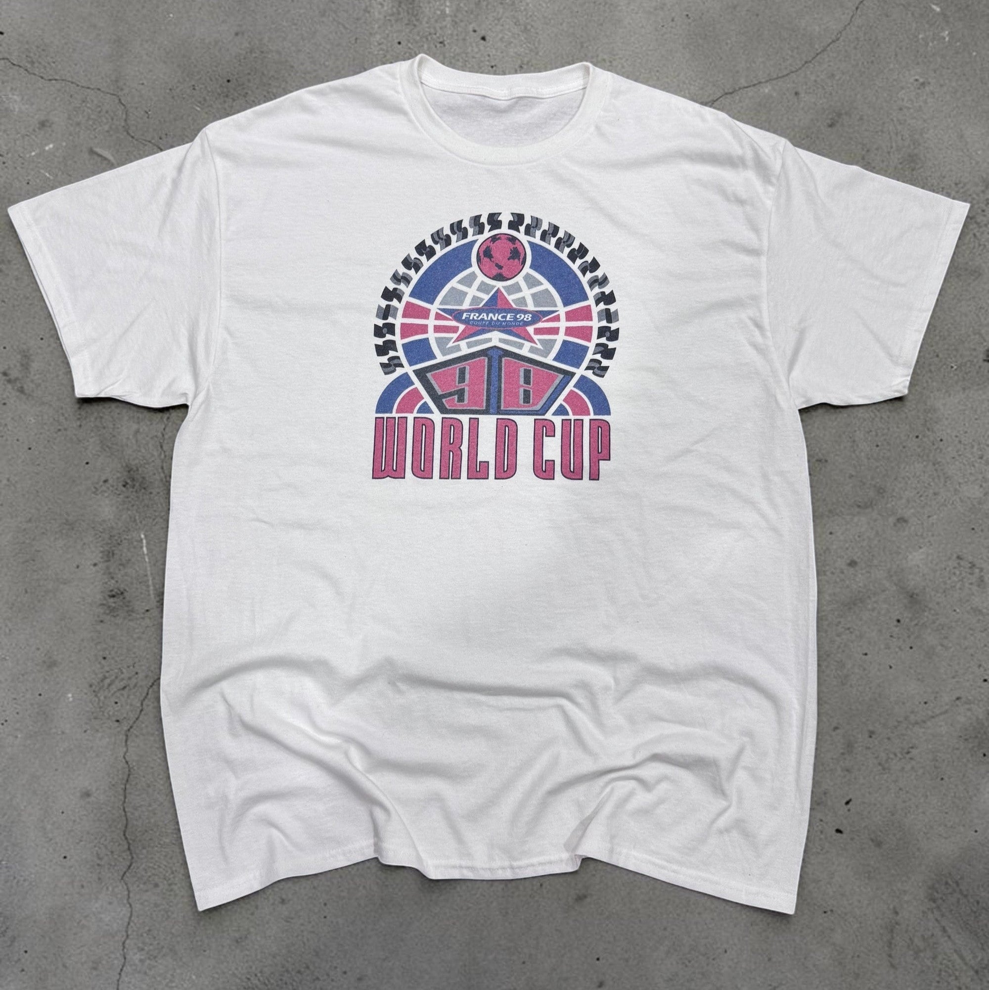France World Cup Tee Vintage - FIFA World Cup 1998